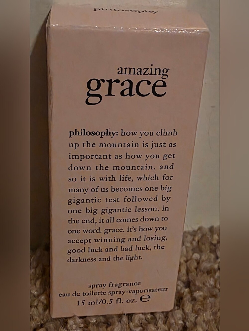 Philosophy Amazing Grace